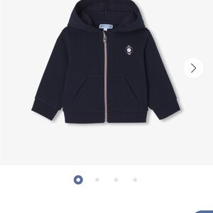 Jacadi Navy baby Hoodie